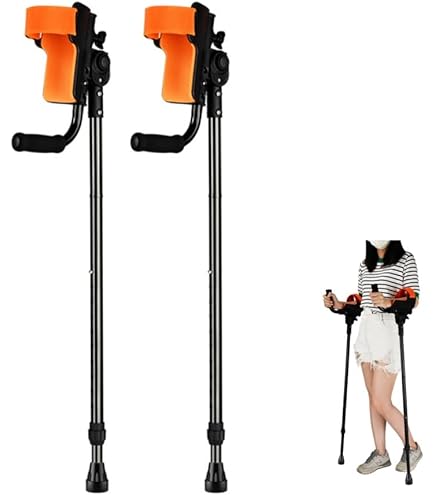 KMINA PRO クラッチ杖 左右松葉杖 Amazon.co.jp: KMINA PRO - 前腕松葉杖、クラッチ杖 (1ユニット、左