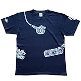 [くば笠屋] [kubagasaya] 雑貨 沖縄 お土産 T-SHIRTS メンズ レディース 半袖 綿100% オリジナル ダイバー Tシャツ (L, 紺)
