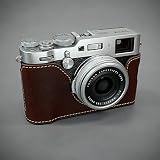 【日本正規販売店】 LIM'S FUJIFILM X100F 専用 イタリアンレザー カメラケース Brown ブラウン メタルプレート 高級 本革 おしゃれ かっこいい フジフィルム フジフイルム 富士フイルム ケース FJ-X100FBR リムズ