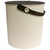 omnioutil オムニウッティ フタ付きバケット LLサイズ 20L ナチュラル ニュートラル アイボリー
