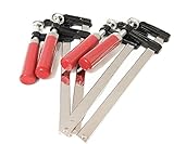 F型 クランプ セット DIY 強力 固定 木工 溶接 接着 作業用 L型 50mm x 200mm (4本入)
