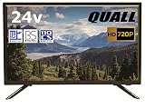 【安心の日本生産で品質重視】QUALL(クオール) 24型ハイビジョン液晶テレビ 外付けHDD録画機能 地上波 BS CS110° 壁掛け対応 日本製QL-244RZ ブラック