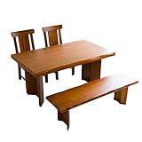 カントリー調 150cm ダイニングセット ダイニングテーブル 4点セット ダイニングテーブルセット アンティーク調 無垢 木製 モダン 北欧家具 パイン...