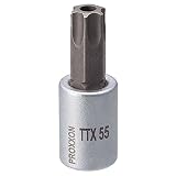 プロクソン(PROXXON) トルクスビットソケット 3/8" いじり穴付 TTX55 No.83600