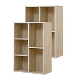 ワイエムワールド A4ファイル対応 マルチホームボックス 2個セット 【カラー： オーク 】 00-hn-01003-2p