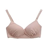 (犬印)INUJIRUSHI クロスオープンモールドブラジャー ワイヤー入り ブラ ハーフトップ(BE-ベージュ、B80)