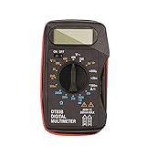 (Ckeyin) ミニデジタルマルチメータ AC/DC電圧、直流電流、電気抵抗、トランジスタのhFE、ダイオード、導通テスター