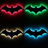 Halloween Bat LEDウォールライト3dミラーランプリモートコントロール投影ナイトライト、7色変更Boys love-forパーティー、ベッドルーム飾り