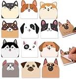 付箋 犬 可愛い【12種類セット】 色紙 メッセージ メモ カード シール 360枚 (犬 12種類)