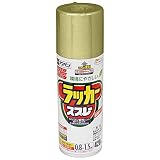 アサヒペン アスペンラッカースプレー 420ML 金(新)