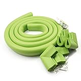 WDYK 赤ちゃん/ベビー/お子様やご年配の方　ケガ防止! 360度全面保護 自由DIY コーナーガード付き テーブル/ベビーベッド/柱の角などにも　最新版超弾力性抜群 【ガードクッション2ｍ＋コーナ