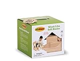 Edushape Wood-Like Soft Blocks Wood 30-Piece [並行輸入品]