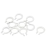 uxcell 平面　保持 6mm　モータ　軸　リング　クリップ　10個