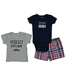 Carter's_1 Boy Diaper Cover Set Ht Gray Perfect Gentlemen Heather 6 Months [並行輸入品]