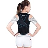 ザトウクジラ矯正ベルト座り姿勢矯正学生バック脊椎矯正ベルト,M