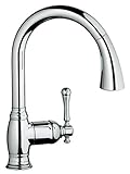 Bridgeford Single-Handle Pull-Down Kitchen Faucet [並行輸入品]