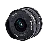 Pergear 10mm F5.6 パンケーキ魚眼レンズ マイクロフォーサーズ M4/3マウントカメラに対応