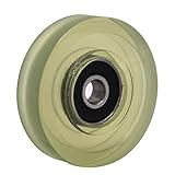 uxcell ベアリングプーリー PUローラー コンベヤーホイール スライディング 6mm x 40mm x 10mm