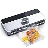 真空パック機 乾燥した食品や水分を含んだ食品の保存、梱包、整理をして保存期間を延ばすための自動真空シーラー、外部真空容器用の真空バッグロール