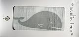 Organic Cotton Baby Blanket-Whale Design. Free Gift Box by The Guilford Company