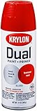 Krylon 8803 'Dual' Paint and Primer 12-Ounce Aerosol, Gloss Banner Red [並行輸入品]