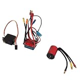 ブラシレスモーター ESC サーボキット、4500KV モーター 25A ESC 2.2KG 金属サーボ CNC 加工 1/16 1/18 RC