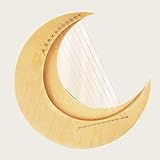 竪琴 ポータブル 8 弦/11 弦/15 弦竪琴 ミニ三日月竪琴 ハープ楽器 小型ハープ ポータブルで初心者向けの学びやすいハープ (11弦)