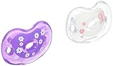 Born Free Bliss Orthodontic Pacifier Girl 2 Count, Multi, 6 Months Plus by Born Free