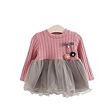 Pojour 春 0-2歳 2-7歳キッズスカート 女の子可愛いドレス 通気 綿(70cm)