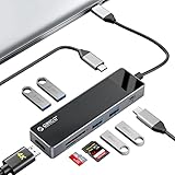 ORICO USB C ハブ 9-in-1 4*USB3.0 100WPD充電 4K@30Hz HDMI出力 MicroSD/SDカードスロット搭載 Type-Cアダプター ドッキングステーション 5Gbpsデータ転送 セルフパワー/バスパワー両対応 Mac OS/Windows8/10/Android 対応