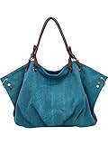 Monoa(モノア) マザーズバッグ レディース たっぷり入る 帆布 バルーン バッグ ハンド ショルダー 3way バック ブルー