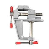 J&T 万力 テーブルバイス 卓上 小型 ミニ万力 ミニバイス 工作 キット バイス 工具 固定 材料 木材 金属 (2)