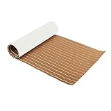 2400X900X6Mm Large Eva Light Brown Boat Flooring Faux Teak