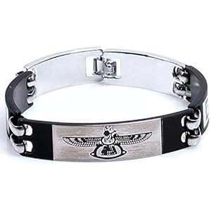 【限定特価】ラッキー 鷹 メンズ バングル 純チタンチ ブレスレット 時計型 軽量 人気 パワーストーン 開運 御守 男性 純チタン 時計型 ブレスレット おしゃれ ファッション ブレス 重ね付け 彼氏 夫婦 プレセント