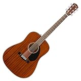 Fender アコースティックギター CD-60S All Mahogany, Natural オールマホガニー ドレッドノート ソフトケース付属