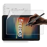 【2024年発売】New Fire HD 8 第12世代 8インチ 用 ペーパーライクフィルム 【RIGFUJUN】 ブルーライトカット 紙のような描き心地 保護フィルム アンチグレア 指紋防止【1枚セット】
