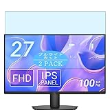 2枚 VacFun ブルーライトカット フィルム ， Dell SE2725HM 27インチ モニター 向けの 保護フィルム 液晶保護 （非 ガラスフィルム 強化ガラス ケース カバー ）