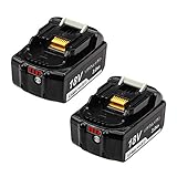 UPWAY 18vバッテリー BL1830Bマキタ互換 18V 3.0Ah 残量表示付BL1830BL1840BL1850BL1860など対応 2個セット 2個セット 高品質セル搭載 黒 1年保証 　