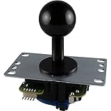 三和電子 基板タイプ静音ジョイスティックレバー 黒 JLF-TPRG-8AYT-SK-K