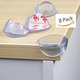 Happyshop 「ベビーガード ドアロック・ストッパー 4個入」　安全ロック　指はさみ防止　ワンタッチロック　赤ちゃんの安全対策　スライドドアロック　べビロック (コーナーガード8個入)