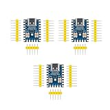 Hailege 3個セット RP2040-Zero RP2040 マイクロコントローラ PICO 開発ボード デュアルコア 264KB Cortex M0+ プロセッサ 2MB フラッシュ ピン互換 (はんだ付けされていないピン付き)