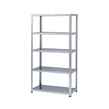 ステンレスラック 力量タイプ 幅87.5×奥行45×高さ180cm 5段 ステンレスSUS-430 150kg/段