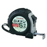 タジマ(Tajima) コンベックス ステンレステープ5.5m×25mm Gステンロック25 尺相当目盛付 GSL2555SBL