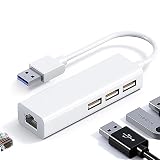 USB LAN 変換アダプター 4in1 USB ハブ 有線LANアダプター USB2.0 to RJ45 10/100Mbps USBポート 高速転送 ドライバ不要 プラグアンドプレイ Windows/Mac OS/Linus等対応