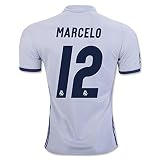 Real Madrid 2016 17 New SEASON 12 Marcelo Home Soccer Jersey M ホワイト