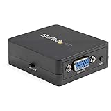 StarTech.com VGA - RCA/S端子 変換コンバータ PCからTVへ 1080p - 480i スケーラ USBポートから電力供給 VGA2VID2