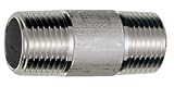 SANEI 【配管継手】 ステンレス長ニップル 呼び20×長さ50㎜