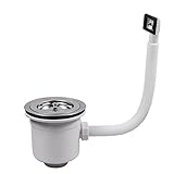 Taleaキッチンシンク用流し排水栓オーパフロー付き