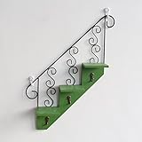 Plant shelf 壁掛けフラワーポットラック、プラントディスプレイスタンドブルー/グリーン/ホワイト Flower racks ( 色 : 緑 )