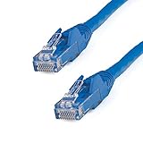 StarTech.com カテゴリ6 LANケーブル 7m ブルー ツメ折れ防止RJ45コネクタ Cat6 UTPギガビットイーサネットケーブル N6PATC7MBL